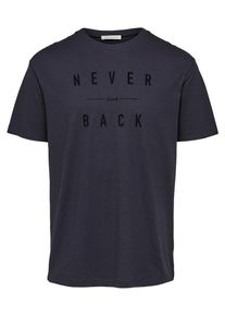 Selected Homme, Herren T-Shirt, Navy
