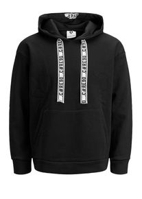 Jack & Jones JACK & JONES, Herren Sweatshirt 'TRENDY', Schwarz / Weiß