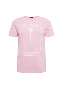 Replay, Herren Shirt, Rosa / Weiß