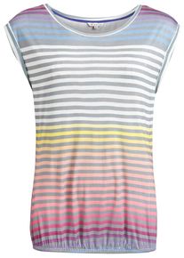 Khujo, Damen Top 'Pique Print', bunt