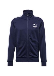 Puma, Herren Jacke 'Iconic T7', Navy / Wei&szlig;