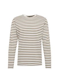 Only & Sons Only & Sons, Herren Shirt 'onsEVAN HEAVY LS TEE NOOS', Oliv / Wei&szlig;