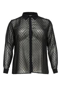 Only Carmakoma, Damen Hemd, Schwarz