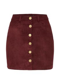 boohoo, Damen Rock 'Aalia', Weinrot