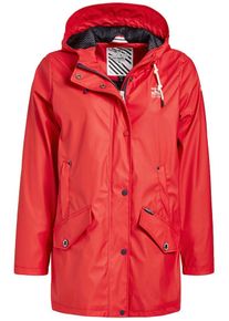 Khujo, Damen Mantel ' NANCY ', Rot / Schwarz / Weiß