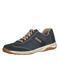 Rieker, Damen Sneaker, Taubenblau / Dunkelblau