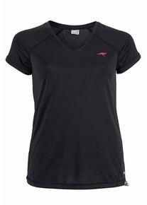 Kangaroos, Damen Funktions-T-Shirt, Schwarz