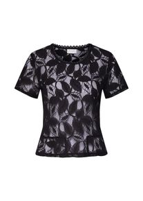 Vila, Damen Shirt 'VIJESSOLE S/S TOP', Schwarz