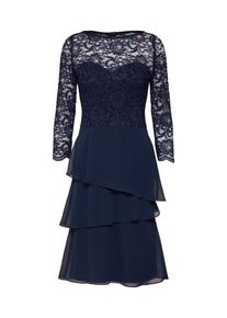 Swing, Damen Kleid 'Cocktailkleid mit Spitzenoberteil', Navy