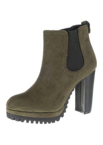 Buffalo, Damen Plateau-Stiefeletten, Oliv
