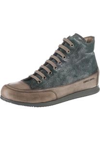 Candice Cooper, Damen Sneakers, Dunkelbeige / Grasgr&uuml;n