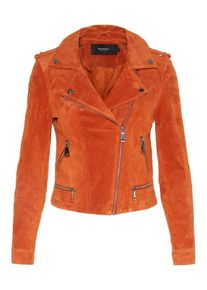 Véro Moda VERO MODA, Damen Jacke ' Suede', Dunkelorange