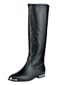 Heine, Damen Stiefel, Schwarz