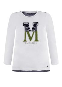 Marc O'Polo Junior Marc O'Polo Junior, Langarmshirt, Grau / Wei&szlig;