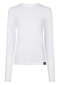 H.I.S. HIS JEANS, Damen Longsleeve, Wei&szlig;