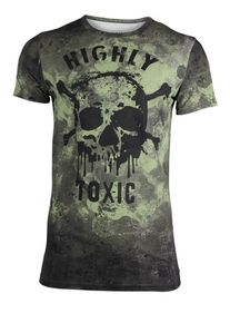 Trueprodigy, Herren T-Shirt, Khaki / Schwarz