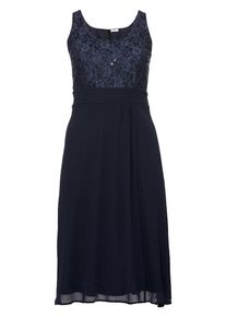 sheego Style, Damen Cocktailkleid, Marine