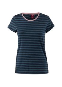 O.C.K. OCK, Damen T-Shirt, Navy / Pastellblau / Rosa