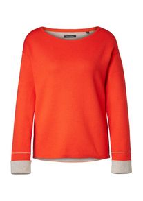 Marc O'Polo Marc O'Polo, Damen Pullover, Grau / Orangerot