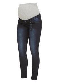 MAMALICIOUS, Damen Slim Fit Umstandsjeans, Blue Denim