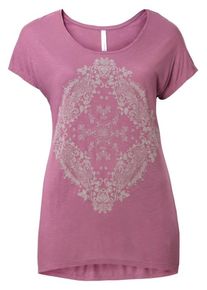 sheego Casual, Damen T-Shirt, Taupe / Cyclam