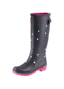 Tom Joule, Damen Gummistiefel, Grau / Pink