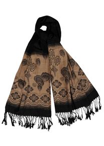 Silvio Tossi, Damen Schal, Braun / Schwarz