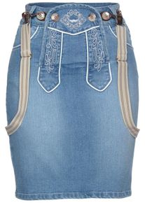 Arizona, Damen Jeansrock 'Bavaria', Blue Denim