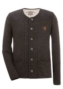 OS-Trachten, Herren Strickjacke, Anthrazit