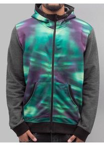 Just Rhyse, Herren Sweatjacke 'Nordlichter', bunt