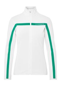 J. Lindeberg J.Lindeberg, Damen Sweatjacke 'W Jarvis Fieldsensor', Gr&uuml;n / Wei&szlig;