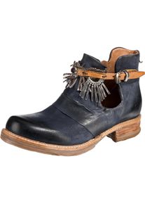 A.S.98, Damen Stiefeletten, Blau / Braun