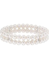 Christ, Damen Armband '87476081', Silber / Perlweiß