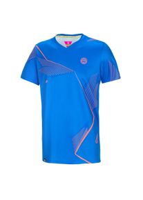 BIDI BADU, Herren T-Shirt 'Sunil Tech', Blau