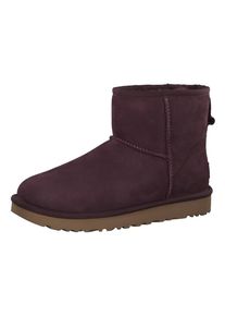 UGG Australia UGG, Damen Boots 'Classic Mini II', Brokat / Brombeer