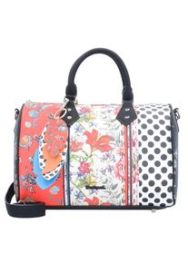 Desigual, Damen Handtasche 'Tripatch Bowling', Mischfarben / Schwarz