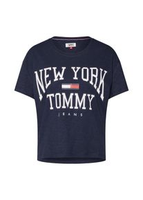 Tommy Jeans, Damen T-Shirt 'BOXY NEW YORK', Nachtblau