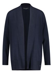 Gerry Weber, Damen Strickjacke mit Schalkante, Nachtblau