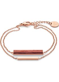 KERBHOLZ, Damen Armband 'Rosewood GEOREC8187', Rosegold