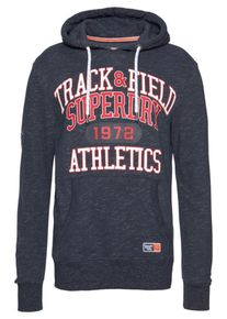 Superdry, Herren Sweatshirt 'Track & Field', Navy / Rot / Weiß