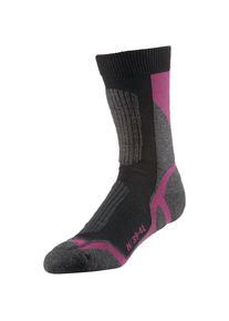 Rohner, Damen Wandersocken, Anthrazit / Beere / Schwarz