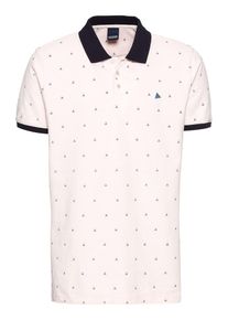 Scotch & Soda SCOTCH & SODA, Herren Poloshirt 'Ams Blauw polo shirt with allover print', Rosa