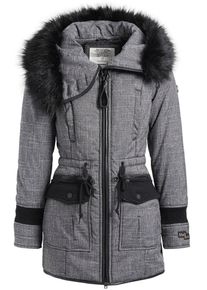 Khujo, Damen Parka 'RETRO BUGS2', Grau