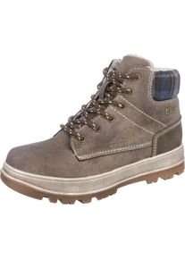 s.Oliver Junior, Schn&uuml;rboots, Braun / Graphit