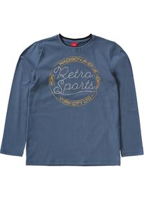 s.Oliver Junior, Longsleeve, Himmelblau / Orange