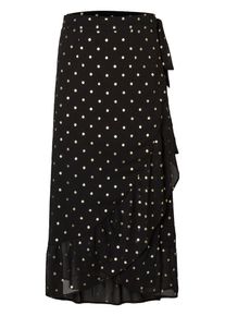 Pieces, Damen Rock, Gelb / Schwarz / Wei&szlig;