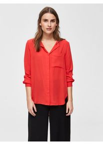 Selected Femme, Damen Bluse 'Dynella', Rot