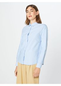 Pieces, Damen Hemd, Hellblau