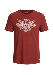 Jack & Jones JACK & JONES, Herren T-Shirt, Rostbraun