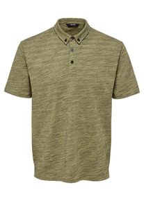 Only & Sons Only & Sons, Herren Poloshirt, Gr&uuml;nmeliert